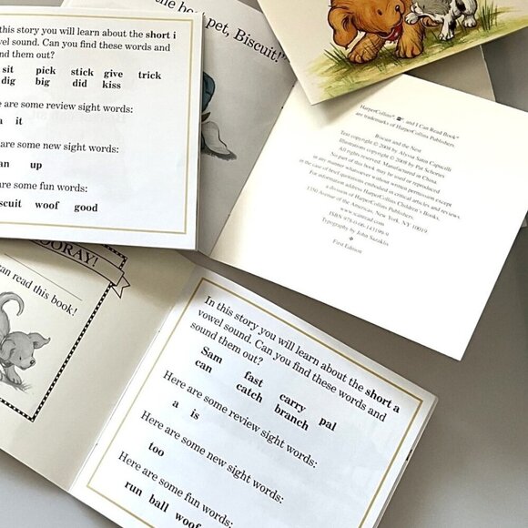 BUSCUITS READER “I CAN READ” PHONICS EARLY READERS PRE K- 1ST 12 BOOKS - Picture 9 of 9